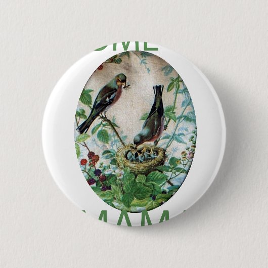Hungry Hearts: Mama's Got Food! is het eerste deel Ronde Button 5,7 Cm (Voorkant)