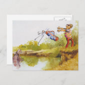 Hungry Hippo Briefkaart (Voorkant / Achterkant)