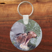 Hungry Hippo Mouth Foto Sleutelhanger (Voorkant)