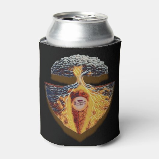 Hungry Hollow Black and Gold Can Cooler (Blikje Voorkant)