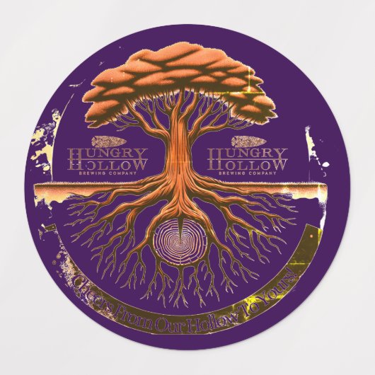 Hungry Hollow Brewing Company Stickers (Design 2)