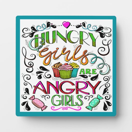 Hungry Humor Plaque Fotoplaat (Voorkant)