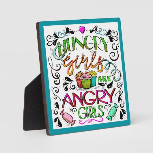 Hungry Humor Plaque Fotoplaat (Voorkant)