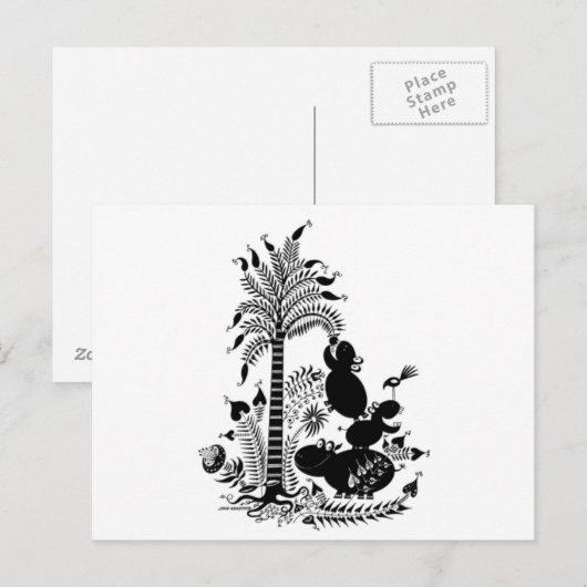 Hungry Hungry Hippos Briefkaart (Voorkant / Achterkant)