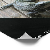 Hungry Iguana (schoonmaak) Poster (Hoek)