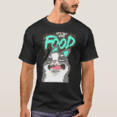 Hungry Lazy Ignorant Cat T-shirt (Voorkant)