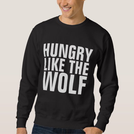 HUNGRY LIKE THE WOLF Vintage T-shirts (Voorkant)