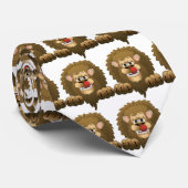 Hungry Lion Cartoon Stropdas (Opgerold)