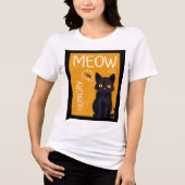Hungry Meow – Born Hungry Tri-Blend Shirt (Voorkant)