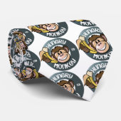 Hungry Monkey Stropdas (Opgerold)