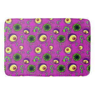 Hungry Monster Seamless Pattern Badmat