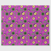 Hungry Monster Seamless Pattern Cadeaupapier (Vlak)