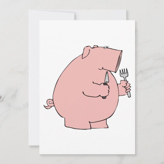 Hungry Pig Kaart (Voorkant)