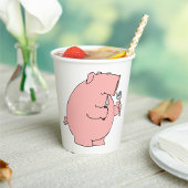 Hungry Pig Papieren Bekers
