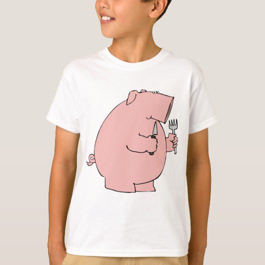 Hungry Pig T-shirt (Voorkant)