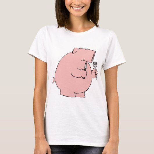 Hungry Pig T-shirt (Voorkant)