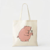 Hungry Pig Tote Bag (Voorkant)