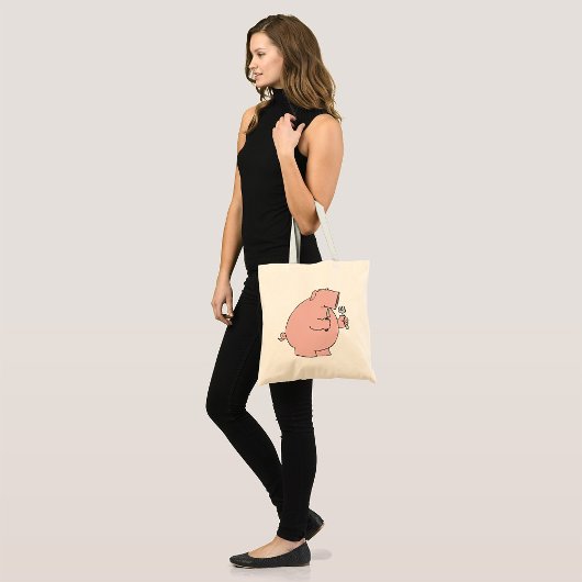 Hungry Pig Tote Bag