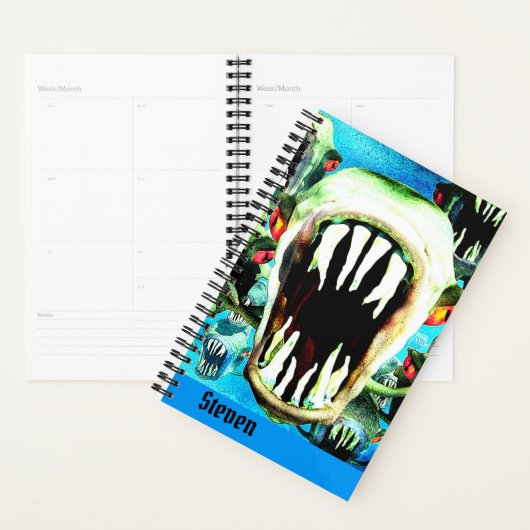 Hungry Piranha Personalized Planner (Display)