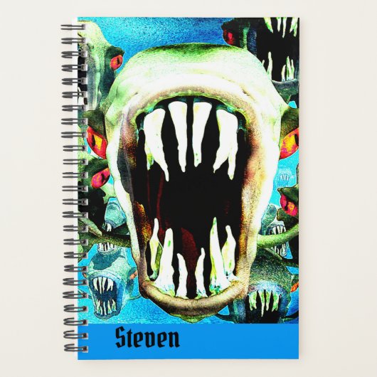 Hungry Piranha Personalized Planner (Voorkant)