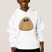 Hungry Pou - Kinder Hoodie (Voorkant)