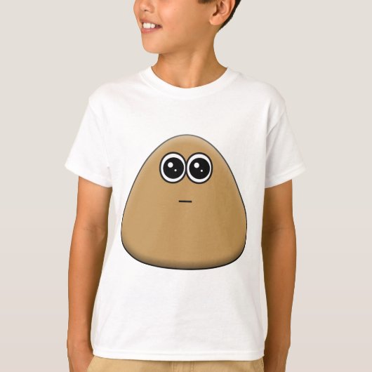Hungry Pou - Kinder T-Shirt (Voorkant)