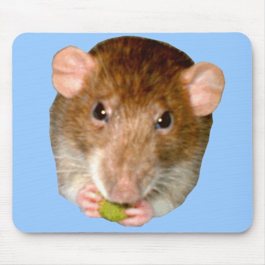 Hungry Rat Mousepad Muismat (Voorkant)
