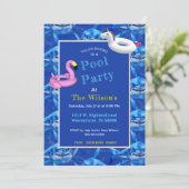 Hungry Shark Pool Party  Kaart (Staand voorkant)