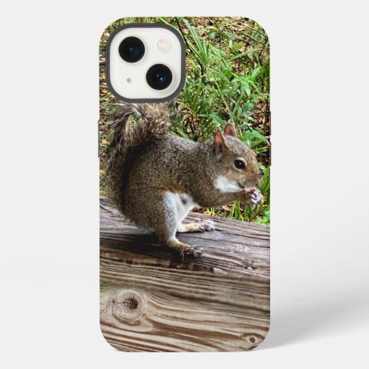 Hungry Squirrel iPhone hoesjes Hoesje (Achterkant)