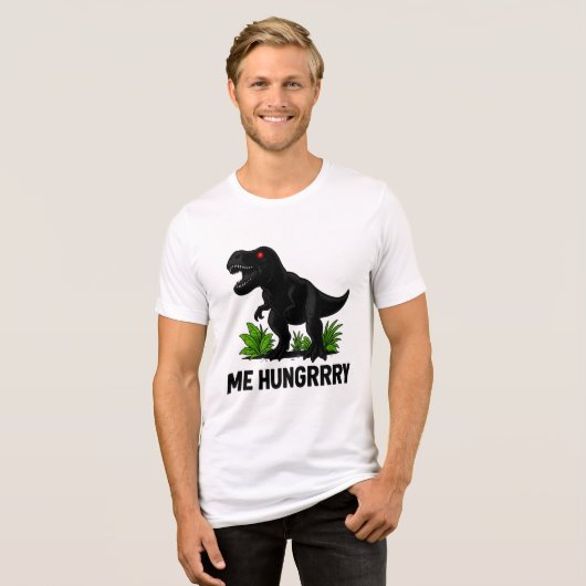 Hungry T-Rexx Tri-Blend Shirt (Voorkant volledig)