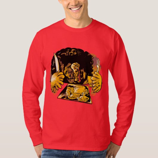Hungry Turkey T-Shirt (Voorkant)