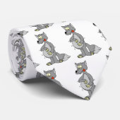 Hungry Wolf Stropdas (Opgerold)