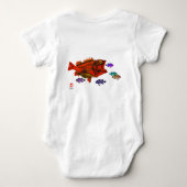 Hungry Yelloweye - Baby Bodysuit (Achterkant)