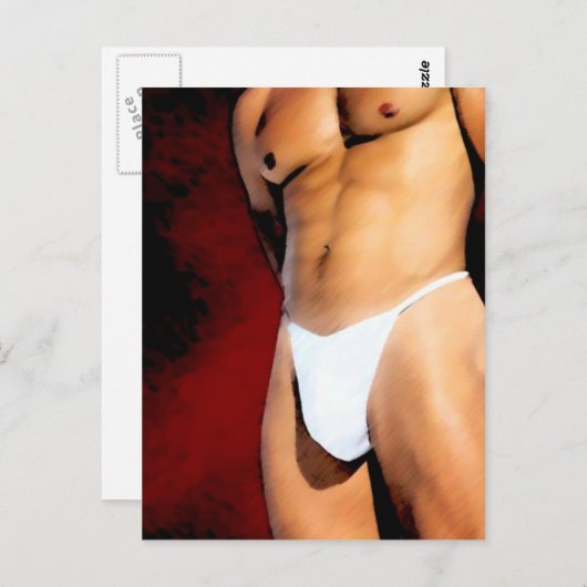 Hunk Briefkaart (Voorkant / Achterkant)