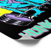 Hunkasaurus Gewichtheffen Bodybuilding Gym Workout Poster (Hoek)