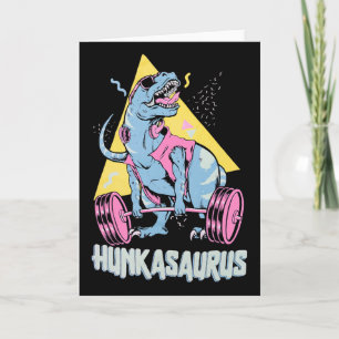 Hunkasaurus T Rex Dinosaur Grappige Gym En Workout Kaart