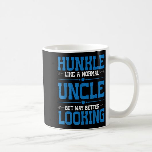 Hunkle, als een normale oom, maar veel beter uitzi koffiemok (Rechts)