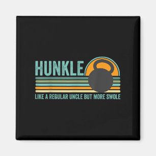 Hunkle Funny Uncle Gift Hunky Uncle Swole Meme Bod Magneet