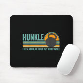 Hunkle Funny Uncle Gift Hunky Uncle Swole Meme Bod Muismat (Met muis)