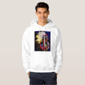 "Hunkpapa" Native Chief original art Hoodie (Voorkant volledig)