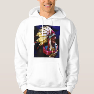 "Hunkpapa" Native Chief original art Hoodie