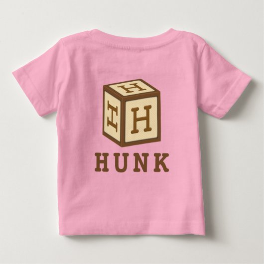 Hunk's Name op American Apparel (Achterkant)