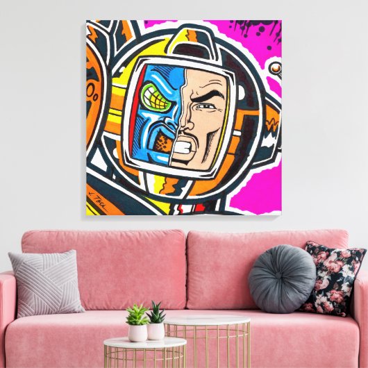 Hunkuloid™: Mutron™ Canvas Afdruk (Insitu (Woonkamer))