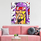 Hunkuloid™: Nocturno™/Gezicht Canvas Afdruk (Insitu (Woonkamer))