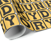 Hunky Dory, Peachy Keen Cadeaupapier (Rol Hoek)