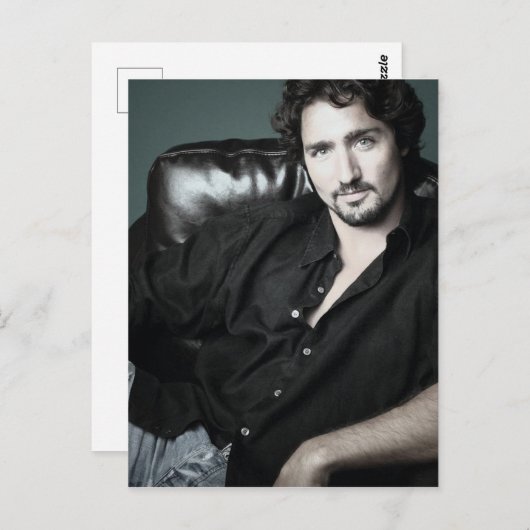 Hunky mustache beard Justin 2006 Briefkaart (Voorkant / Achterkant)