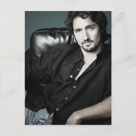 Hunky mustache beard Justin 2006 Briefkaart (Voorkant)