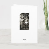 HUNKY VISSER VIST  FOTO GRAPPIG KAART (Achterkant)