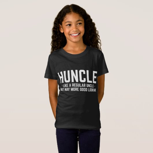 Hunmer als gewone oom veel mooier op je gezicht t-shirt (Voorkant volledig)