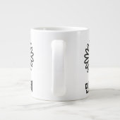 Hunminjeongeum - Koreaanse kalligrafie kunst Grote Koffiekop (Achterkant)